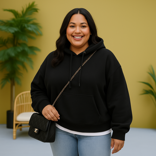 Cozy, Hooded, Plus Size Sweatshirt for Women